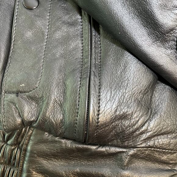 First Gear by Hein Geticke motorcycle bomber style heavy jacket thermoliner M - Picture 12 of 16